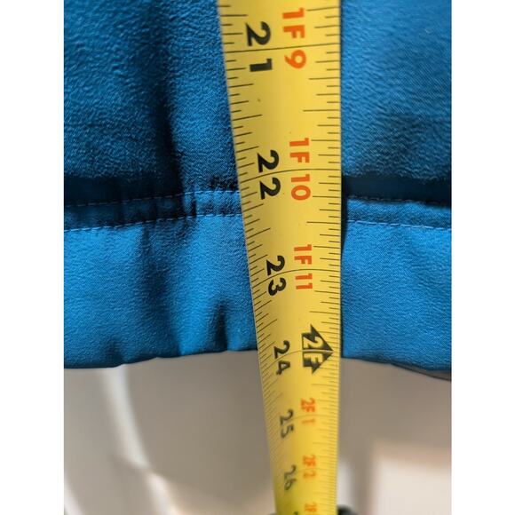 The North Face Womens S Neon Blue Softshell Jacket Full Zip Mock Neck Casual - Picture 8 of 8